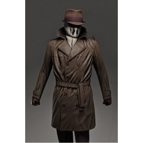 Watchmen Rorschach Leather Trench Coat